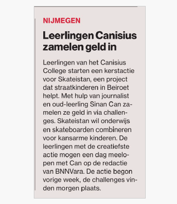 Persbericht Gelderlander